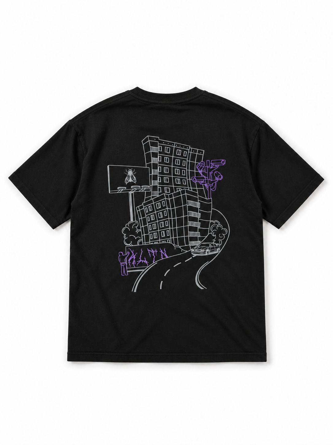 BLACK T-SHIRT - ALTANA X GORED