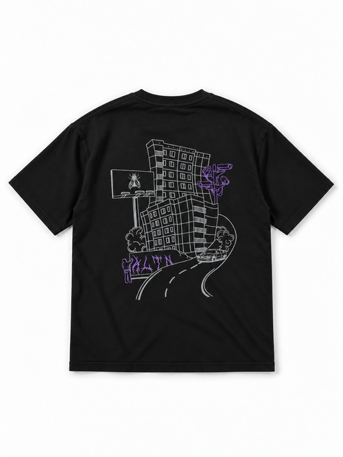 BLACK T-SHIRT - ALTANA X GORED