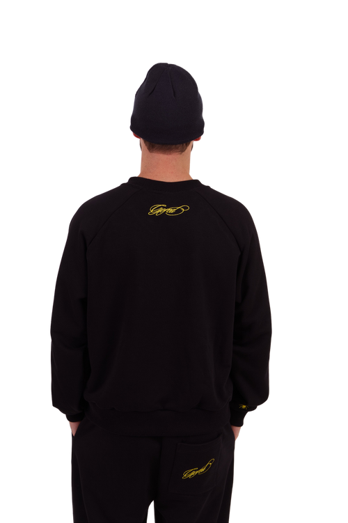 HEAVY CREWNECK - BLACK