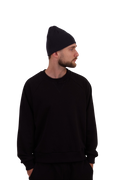 HEAVY CREWNECK - BLACK