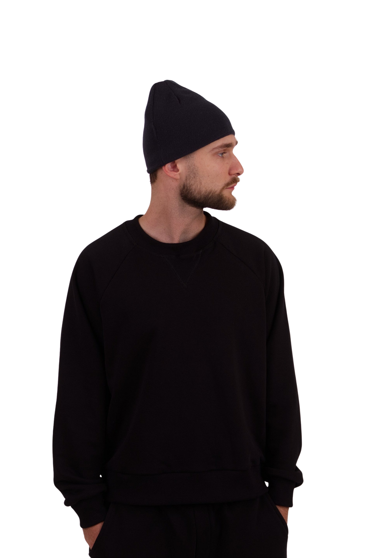 HEAVY CREWNECK - BLACK