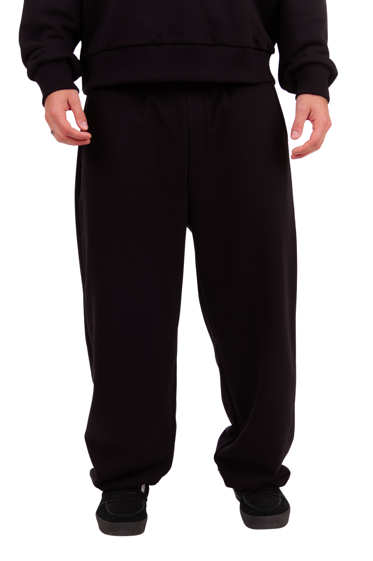 HEAVY SWEATPANTS - BLACK