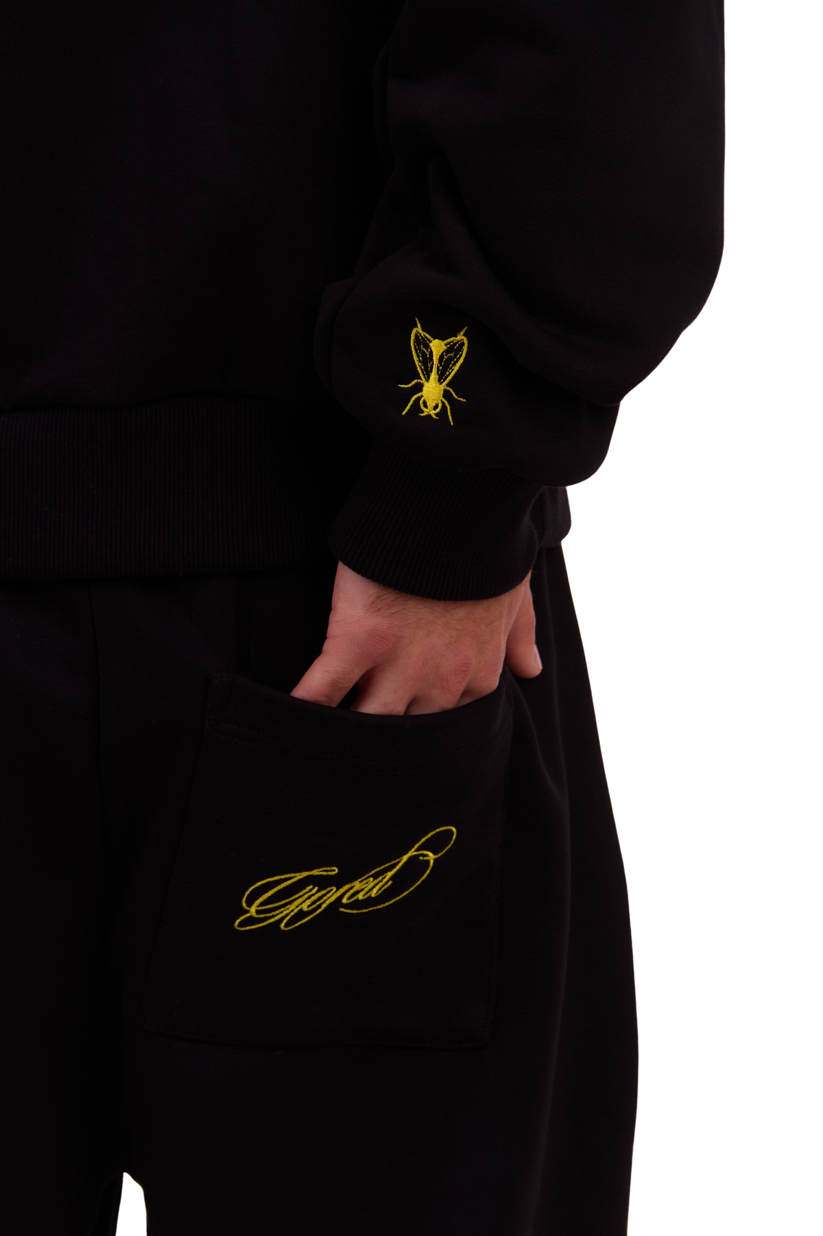 HEAVY SWEATPANTS - BLACK