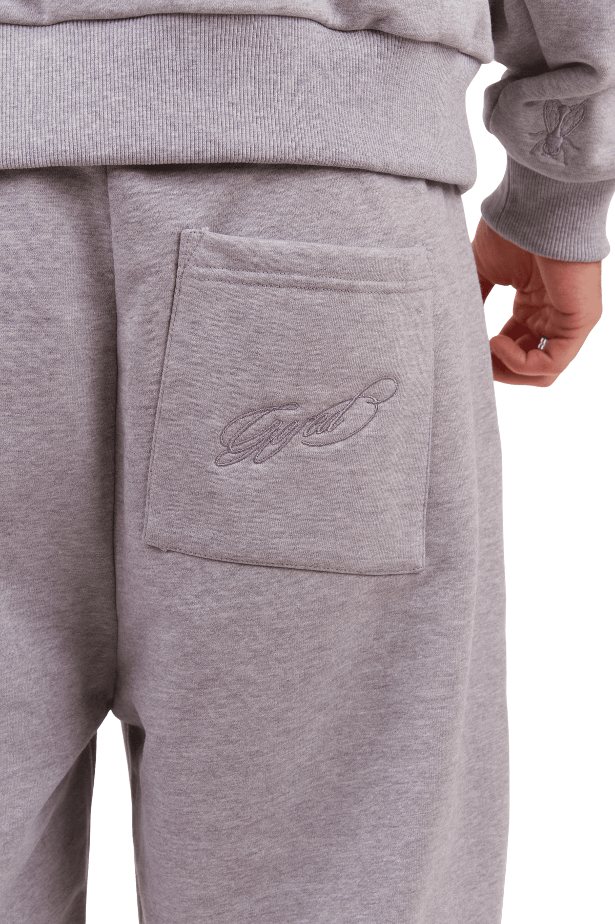 HEAVY SWEATPANTS - GREY MELANGE